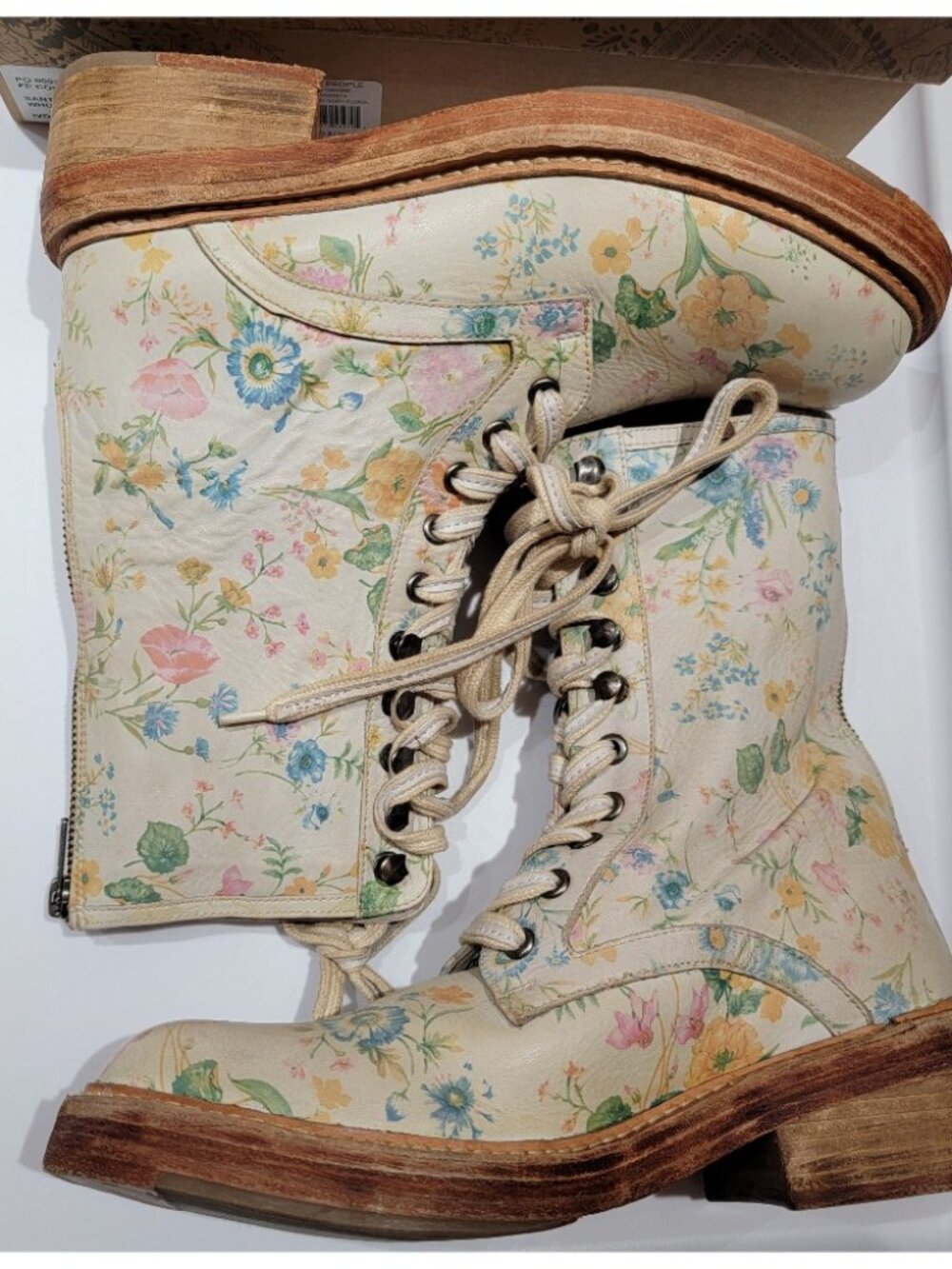 Free People Santa Fe Leather Bootie, FLORAL, Size 9US/39EU, NWT - Picture 13 of 16